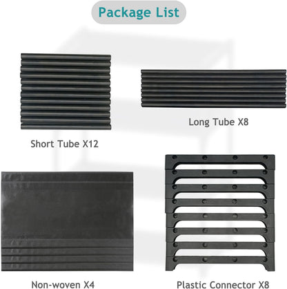 4-Tier Narrow Shoe Rack – 16.3" Wide, Stackable for Closet & Entryway