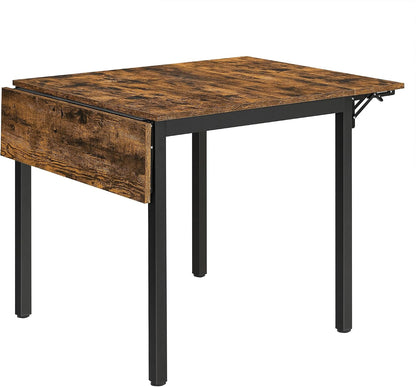 Extendable Dining Table for 4-8 People, 50.1"-70.9" Solid Wood Legs, Mid-Century Modern, Honey Brown